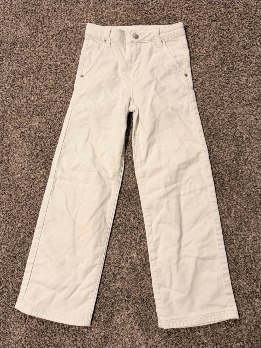 Cat & Jack Cream White Kids Jeans